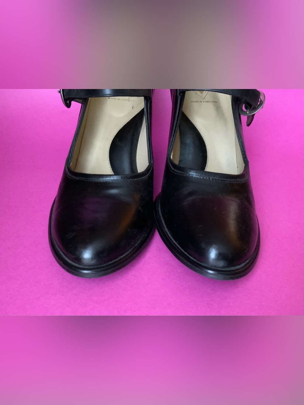 Vintage John Fluevog Black Mary Jane Heels - Picture 3 of 8